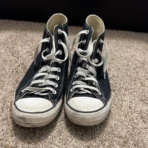 Converse Black and White Kids High-Top Sneakers